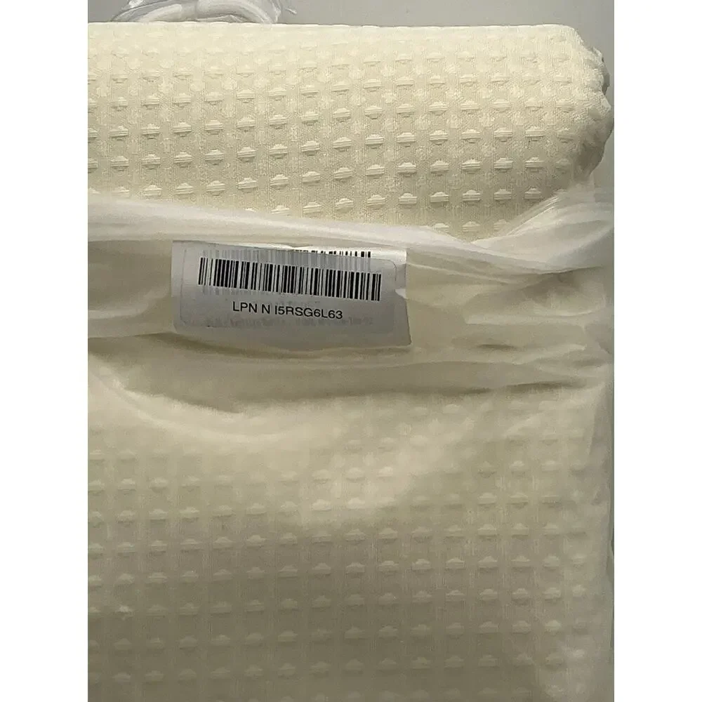 Awellife Fabric Shower Curtain 108 W X 75 H Water Repellent Mildew Resistant